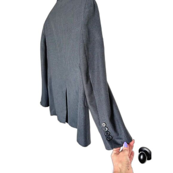 MACY'S CLUB ROOM Tweed Two-Button Sports Jacket Blazer Gray Size 40R - Picture 11 of 12